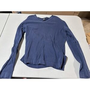 FILIPPA K Cotton‎ Merino V-Neck Jumper Men's XL Vivid Blue Soft